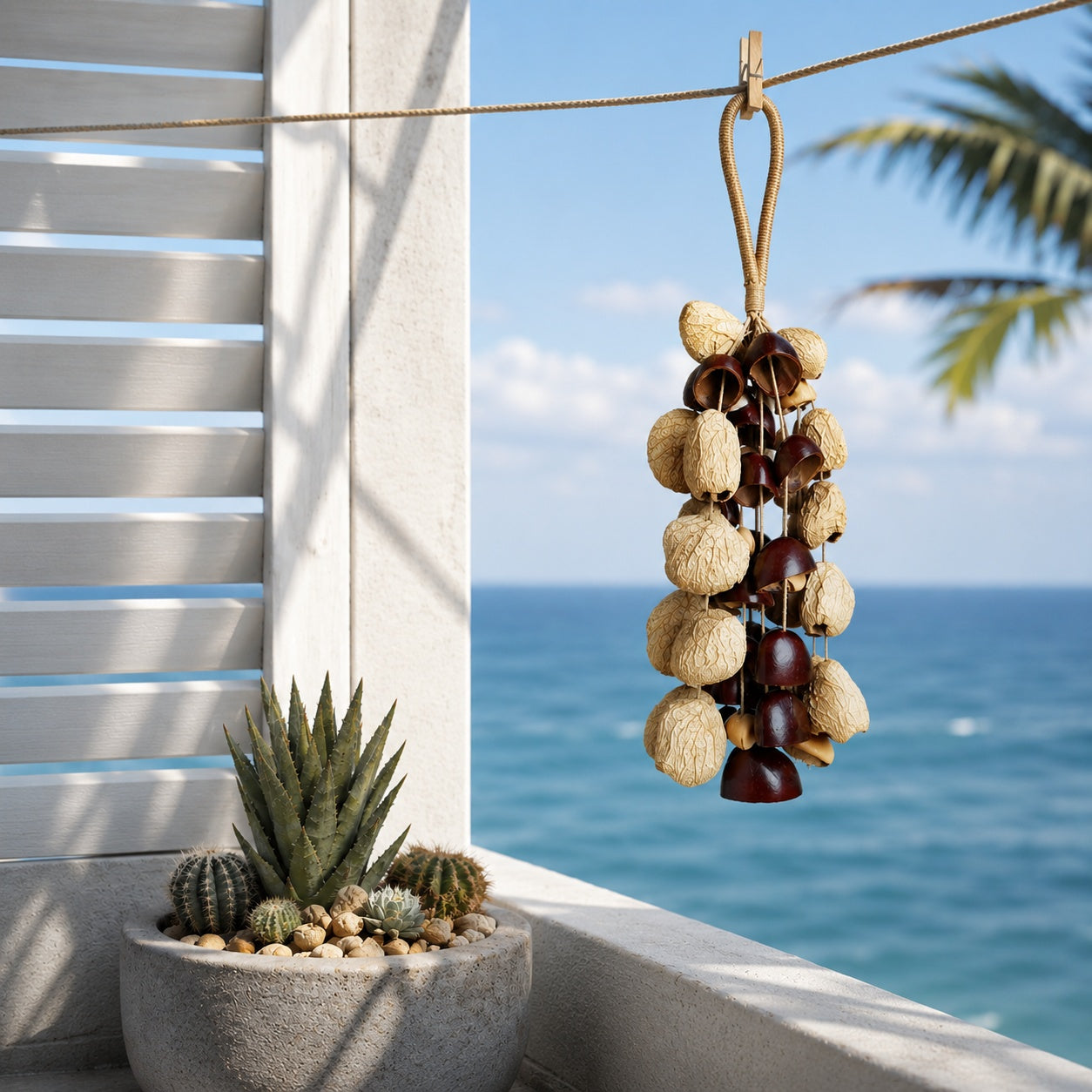 Nature's Rhythm: The Beauty and Versatility of Nut Shell Wind Chime Rattles
