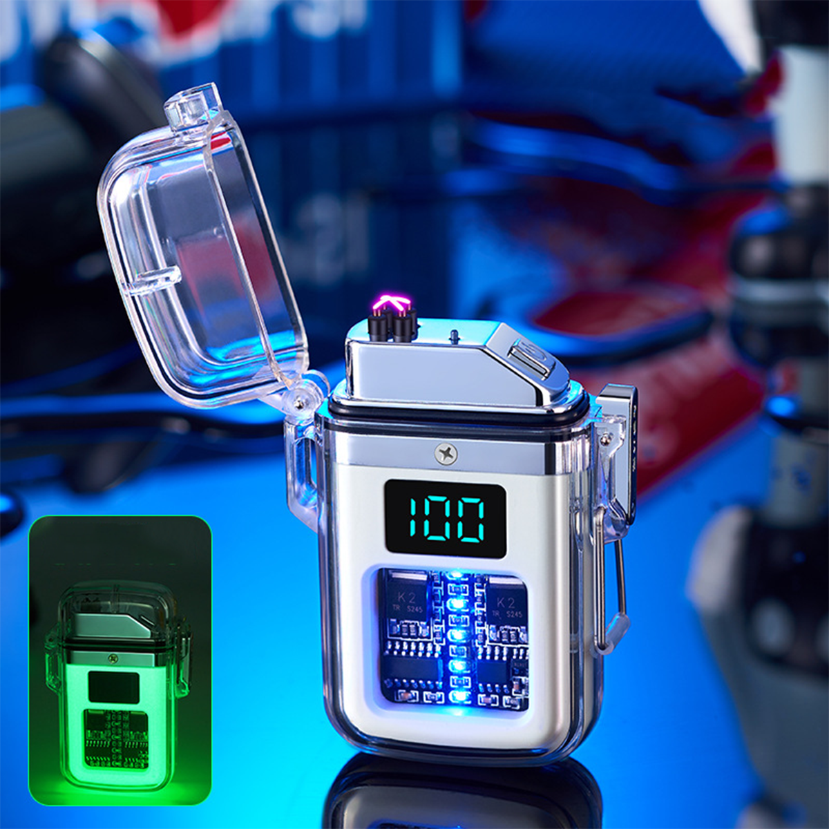 Outdoor Waterproof Windproof Arc Lighter