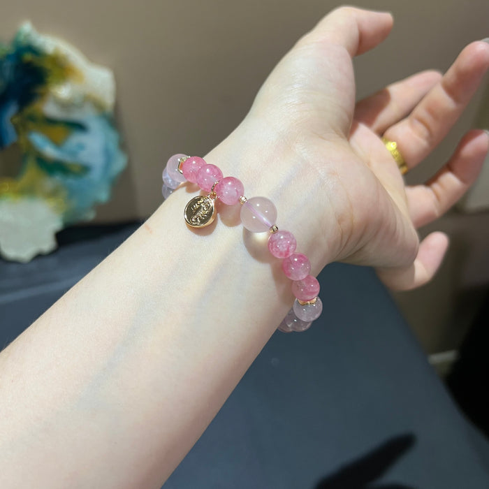 Pink Crystal Bracelet for Everyday Style