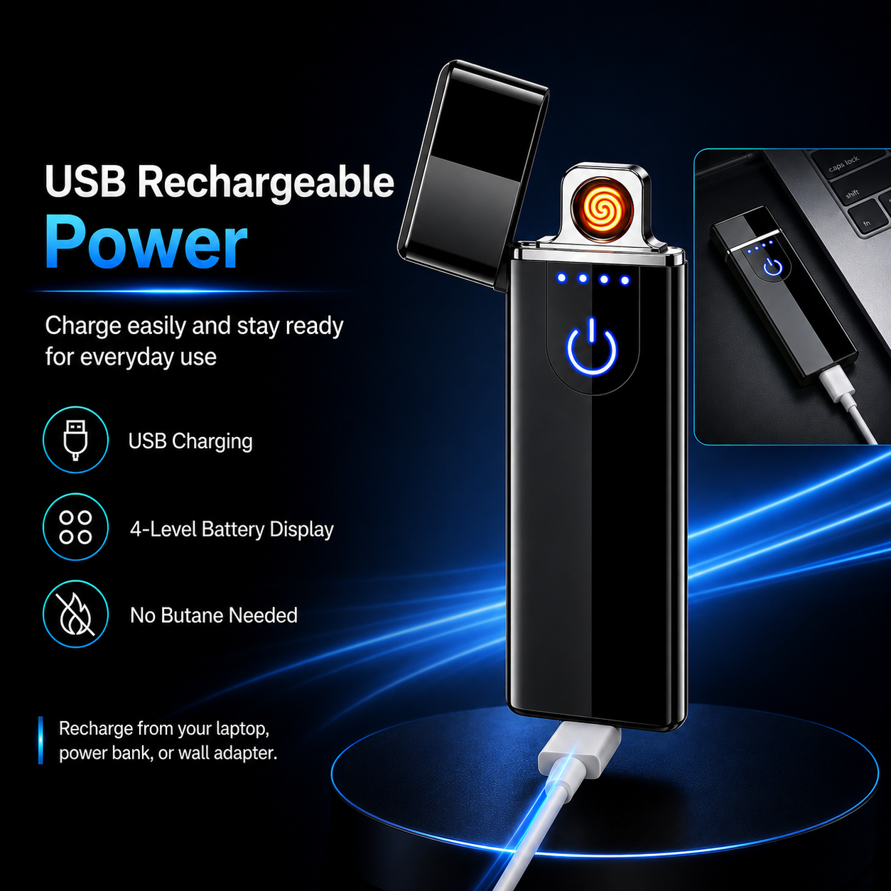 USB Rechargeable Touch Ignition Lighter