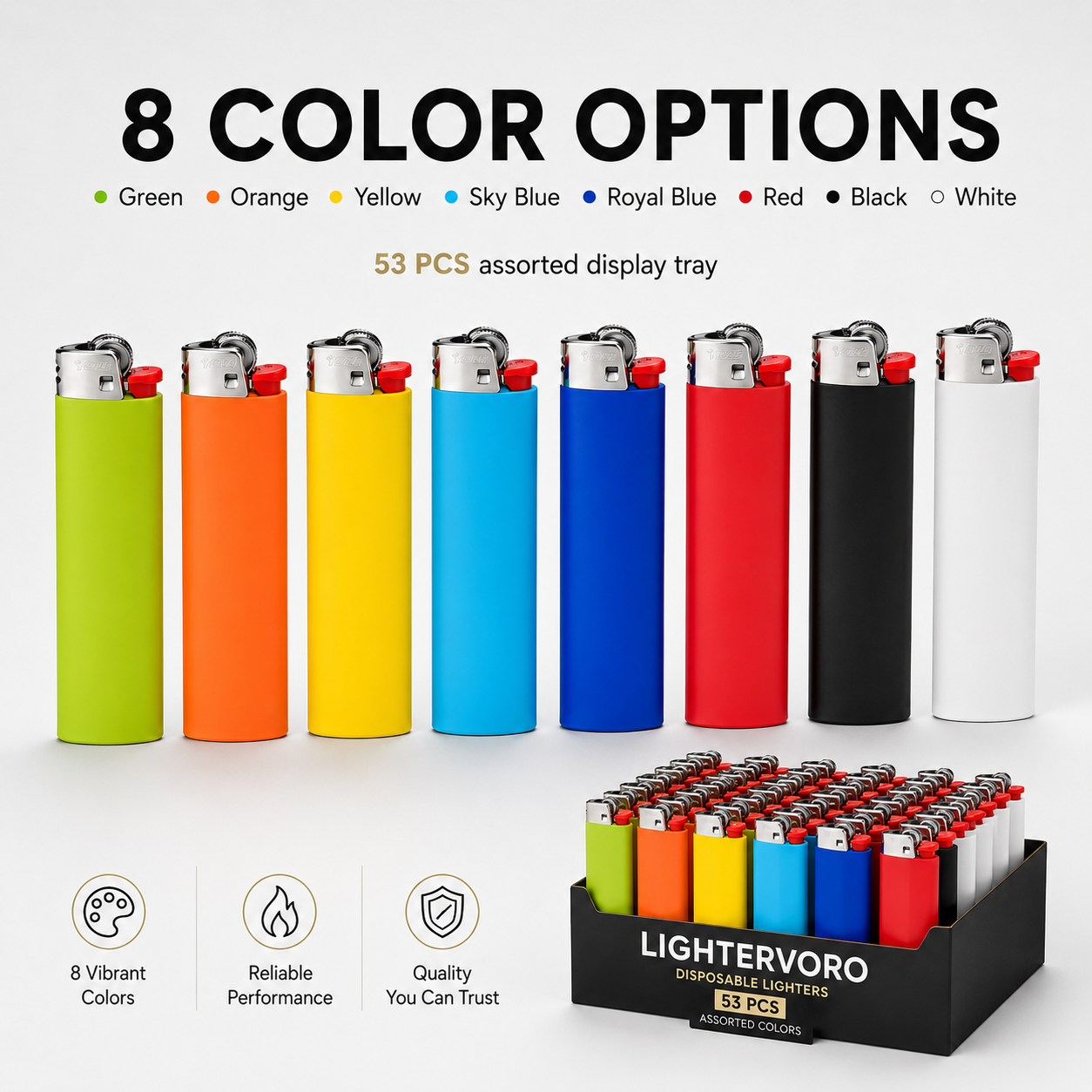 LIGHTERVORO J6 Disposable Lighter