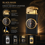 Face Clock Dial Dual Flame Fuel Lighter