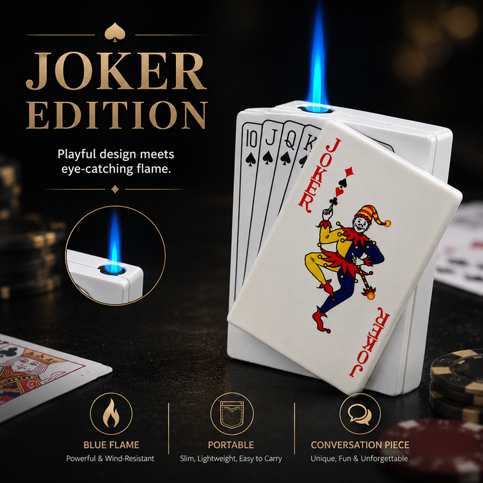 Poker Lighter Set for Game Night Gifts