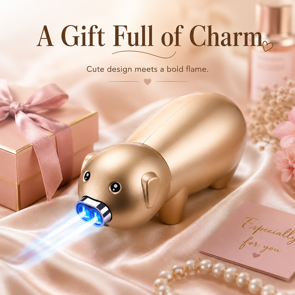 LIGHTERVORO Creative Piggy Lighter