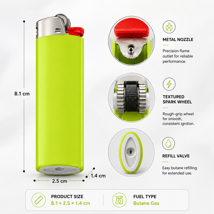 J6 Pocket Lighters for Everyday Use