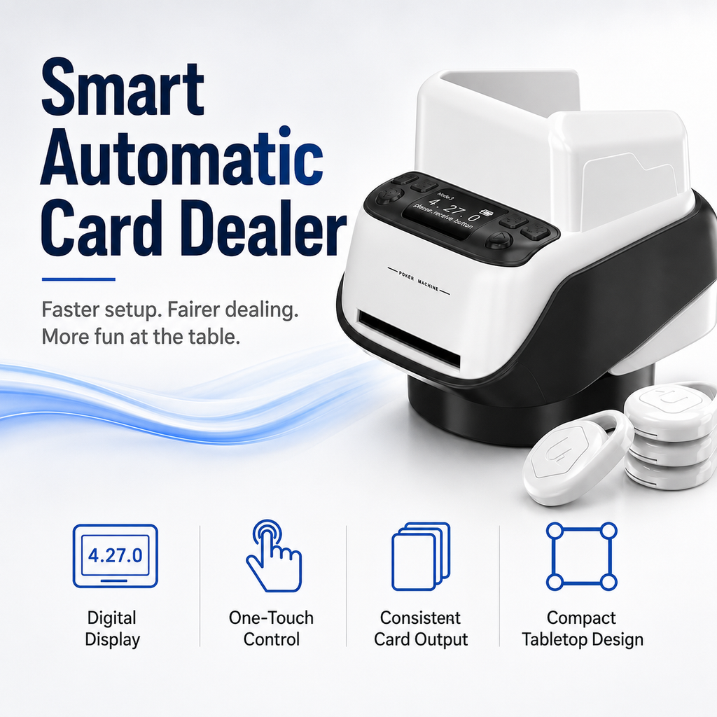 Automatic Card Shuffler and Dealer