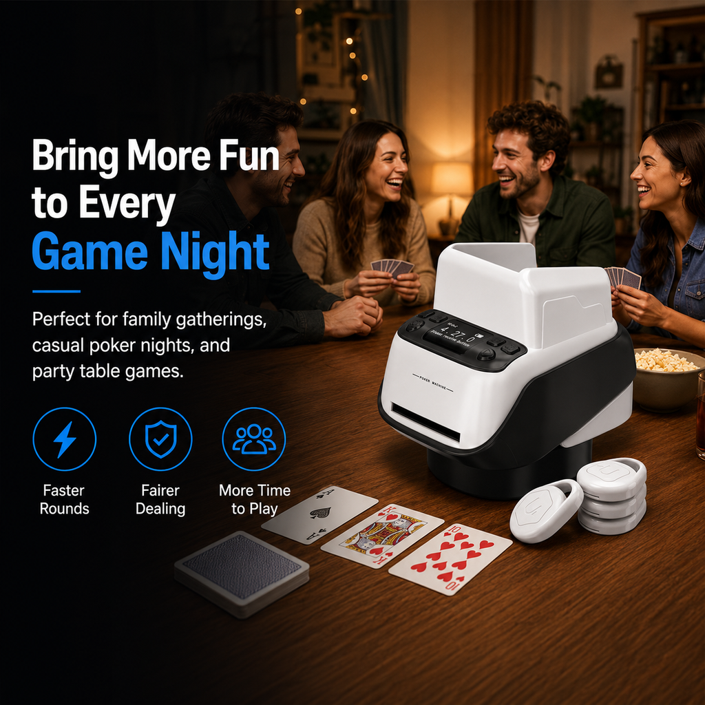 Automatic Card Shuffler and Dealer