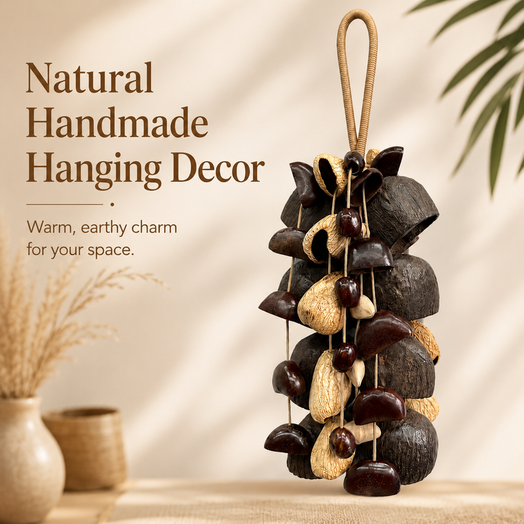 5 Kind of Natural Seed Wind Chimes Shaker Rattle