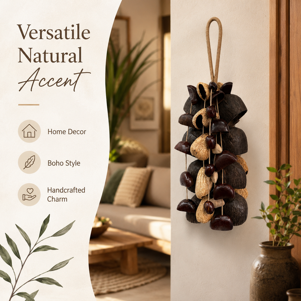 5 Kind of Natural Seed Wind Chimes Shaker Rattle