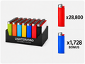 LIGHTERVORO J6 Disposable Lighter