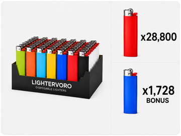 pallet J6 lighters